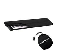 HQRP Elastic Dust Cover (Black) compatible with Yamaha P-115 P-71 Motif XF7 MOXF7 P-255 MX88 P-155 P-35 Piaggero NP-31 NP-V60 YPG-235 YPG-225 Electronic Keyboards Digital Pianos