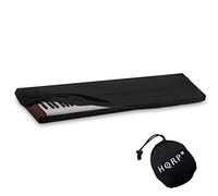 HQRP Elastic Dust Cover w/Bag for Casio Privia PX-160 / PX160 / PX-160BK / PX160BK / PX-160GD / PX160GD Electronic Keyboard Digital Piano + HQRP Coaster