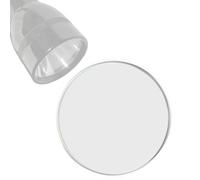 HQRP Glass Lens Replacement for Maglite C or D Cell Flashlights Upgrade, 52×2 mm, Tempered Glass D Lens Shatterproof and UltraClear, 1-Pack