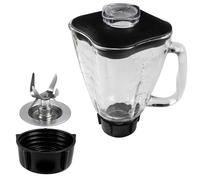 HQRP Glass Square Replacement Blender Jar Set Compatible with Oster Osterizer Blender Models, 6-Cup, 1.75L Pitcher, 0.46 Gallon Capacity