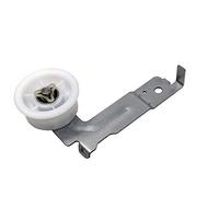 HQRP Idler Pulley compatible with Samsung DV328AGW DV330AGB DV331AEW DV337AEG DV338AEB DV350AGW DV361EWBEWR DV365GTBGWR DV36J4000EW DV36J4000GW DV393ETPARA DV393ETPAWR Dryer Wheel & Bracket Assembly