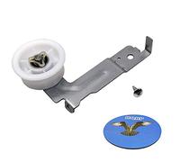 HQRP Idler Pulley compatible with Samsung DV45H6300EW DV45H7000EP DV45H7200EW DV45K6200EW DV45K6500EV DV45K7600EW DV476ETHASU DV484ETHASU DV48H7400EP DV48J7700EW Dryer Wheel & Bracket Assembly