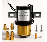 HQRP UHS24 Universal Humidifier Solenoid Valve 24V Replacement for Aprilaire 4040, GeneralAire 990-53, Honeywell 32001639-002, Carrier 4357, HE220 HE260 HE360, Fits Most Whole-House Units
