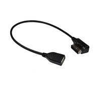HQRP USB Female to AMI/MMI/MDI Cable Adapter Flash Drive for Volkswagen VW Jetta Golf GTI Passat/Audi A3 A4 A5 A6 A8 TT Q5 Q7 R8