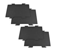 HQRP W11282981 Replacement Air Filters for Microwave Oven 4-Pack Activated Charcoal Filters Compatible with Kitchen Aid and Whirlpool Over the Range Microwave Hood Models