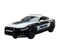 HQRTYBI 1:18 For Mustang GT Alloy Police Sports Car Model Diecasts Metal Racing Car Vehicles Model Simulation Present