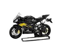HQRTYBI 1:18 For R6 Motorcycle High Simulation Diecast Metal Alloy Model Car Collection(Black)