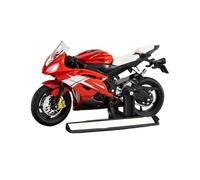 HQRTYBI 1:18 For R6 Motorcycle High Simulation Diecast Metal Alloy Model Car Collection(Red)