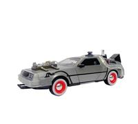 HQRTYBI 1:24 For Alloy Model Car DMC-12 Back To The Future Time Machine Metal For Present Collection(Red)