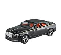 HQRTYBI 1:24 For Dawn Car Model Simulation Alloy Convertible Sports Sound And Light Pull Back Collection Present(Black)