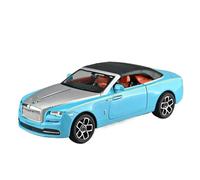 HQRTYBI 1:24 For Dawn Car Model Simulation Alloy Convertible Sports Sound And Light Pull Back Collection Present(Blue)