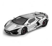 HQRTYBI 1:24 For Supercar Alloy Diecasts Model Car Children's Toy Car Miniauto Mini GT Mother Kids Collectibles(Silver)