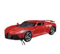 HQRTYBI 1:24 For Voice Of The Night Car Model Diecasts Vehicles Metal Sound And Light Collection Present(Red)