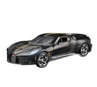 HQRTYBI 1:24 For Voice Of The Night Car Model Diecasts Vehicles Metal Sound And Light Collection Present(Black)