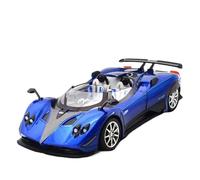 HQRTYBI 1:24 For Zonda HP Barchetta Alloy Car Model Sound And Light Pull Back Collectibles Birthday Present(Blue)