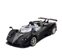 HQRTYBI 1:24 For Zonda HP Barchetta Alloy Car Model Sound And Light Pull Back Collectibles Birthday Present(Black)