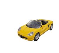 HQRTYBI 1:43 For MR2 Convertible Alloy Car Model Old Stock Flaws Rashes On The Body(Yellow)