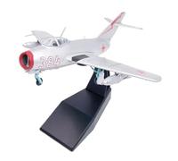 HQRTYBI 1/72 And 1/100 For Mig Series Military Fighter Aircraft Alloy Diecast Aircraft Simulation Model Finished Product Collection Or Present(Red)