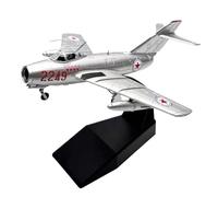 HQRTYBI 1/72 And 1/100 For Mig Series Military Fighter Aircraft Alloy Diecast Aircraft Simulation Model Finished Product Collection Or Present(Gray)