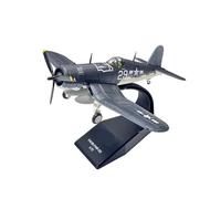 HQRTYBI 1/72 For American F4U Pirate Ace Fighter Diecast Aircraft Model Collection Present(Gray)