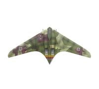 HQRTYBI 1/72 For P0502 German Ho229 Flying Wing Bomber Model Finished Product Collection Model Internal Structure Display