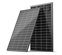 HQST 200W N-Type Bifacial Solar Panel, 25.4% High Efficiency 16BB Solar Cells, IP65 Waterproof, 30-Year Lifespan, for RV, Camping, Roof, Marine, Farm, Shed