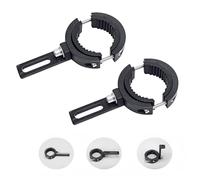 HQTS 2pcs Motorcycle Headlight Mount Bracket Fog Light Mount Bracket Front Fork Lamp Holder (38mm to 60mm)