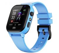 HQUIREN 5th Gen Q12 Waterproof Kids Smart Watch - Multi-Language GPS Tracker One-Touch SOS Clear Calls Alarm Camera Locator & More - Child Safety Watch (Blue waterproof)