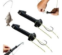Hqunjikp 2X Fly Magnetic Fly Threader - Magnetic Flys Threader, Magnetics Knot Assistant For Easy Hook Threading, Compact Fishing Accessory Gift For Anglers