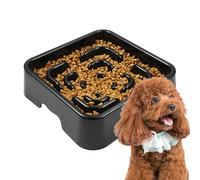Hqunjikp Anti Gulping Dog Food Bowl | Dog Dishes To Slow Down Eating | Food Grade Non-Slip Dishwasher Safe Pet Bowl For Fast Eaters, Keeps Pets Busy