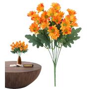 Hqunjikp Artificial Flowers Outdoor - Fake Waterproof Flowers - Decoration Weatherproof Everlasting Plants for Porch Window Box Garden Planter Vase Patio Pot Walkway