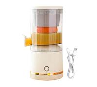 Hqunjikp Automatic Separation Juicer, Electric Citrus Juicer, Portable Juice Machine, Effortlessly Extracts Juice from Oranges, Lemons, Grapefruits, Up to 20 Servings on Full Charge