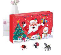 Hqunjikp Countdown Calendar - 2025 Realistic Fly Toys - Scorpions Christmas Calendar Toys | for Kids Boys Shelf Desk Entryway Shops Living Room Bedroom Cabinets Holiday Birthday Party