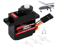 Hqunjikp Digital Servo Motor | Digital Servo for RC Car Steering,1.4Kg Quiet 180 Degree Control Angle Accessory for Airplane Boat Aircraft Drone Robot Hobbyists Teens