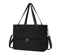 Hqunjikp Lunch Tote Bag for Women - Convertible Lightweight Computer Work Bag Handbag - Large Capacity Handbag with Shoulder Strap for Daily Beach Travel Camping Business Trip