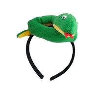 Hqunjikp Snake Plush Headband - Novelty Snake Stuffed Hairband,2025 Costume Photography Props, Year of the Snake Hair Headband for Women