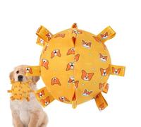 Hqunjikp Soccer Ball Dog Toy with Straps - Indestructible Dog Toy | Dog Chew Toys with Straps, Interactive Dog Toys for Small & Medium Dogs, Funny Dog Ball Toys