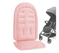 Hqunjikp Stroller Seat Liner - Reversible Stroller Padding Cushion,Breathable Pushchair Mat Baby Head and Body Support for Hot Weather Pram Travel Beach Home Airplane Camping Commute Car Outdoor