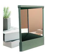Hqunjikp True Mirror For Real Image Non-Reverse, Non Reversing, 28.5L x 24W cm Tabletop Mount Frameless Mirror