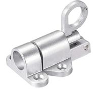 HQYCL Multi-Purpose Spring Door Window Bolt Lock Automatic&Self-Closing Security Durable Bounce Mechanism with Safety Pull Ring Latch