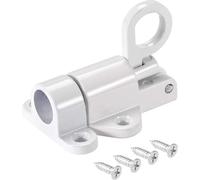 HQYCL Multi-Purpose Spring Door Window Bolt Lock Automatic&Self-Closing Security Durable Bounce Mechanism with Safety Pull Ring Latch