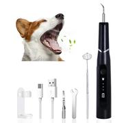 Hqynss Dog Tooth Cleaning Kit with Smart Cleaning Technology, LED Light, 12pcs Tool Set, Versatile Cleaning Modes, and IPX6 Waterproof Rating