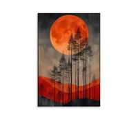 HQYXMSLL Art of Nature with A Background That Is An Evening in The Wilderness Decorative Modern Mural - Wall Art Hanging Poster 16x24inch(40x60cm)