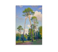 HQYXMSLL Art Poster Featuring A Pathway Leading through Trees to The Park Decorative Modern Mural - Wall Art Hanging Poster 16x24inch(40x60cm)