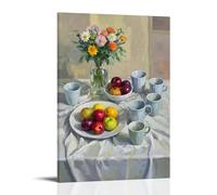 HQYXMSLL Art Poster Featuring A still Life Painting of Fresh And Tasty Fruit Decorative Modern Mural - Wall Art Hanging Poster 24x36inch(60x90cm)