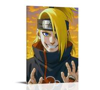 HQYXMSLL Naruto Deidara's Orange - Flame Arrogance Decorative Modern Mural - Wall Art Hanging Poster 20x30inch(50x75cm)