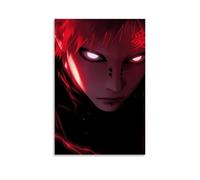 HQYXMSLL Naruto Gaara's Red - Eye Nightmare Realm Decorative Modern Mural - Wall Art Hanging Poster 20x30inch(50x75cm)