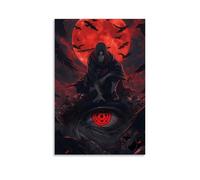 HQYXMSLL Naruto Itachi's Blood - Moon Crow Realm Decorative Modern Mural - Wall Art Hanging Poster 20x30inch(50x75cm)