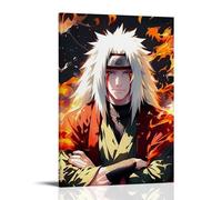HQYXMSLL Naruto Jiraiya's Flame - Robe Resolute Soul Decorative Modern Mural - Wall Art Hanging Poster 20x30inch(50x75cm)