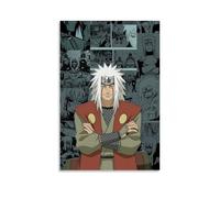 HQYXMSLL Naruto Jiraiya's Ink - Scroll Mentor Soul Decorative Modern Mural - Wall Art Hanging Poster 08x12inch(20x30cm)